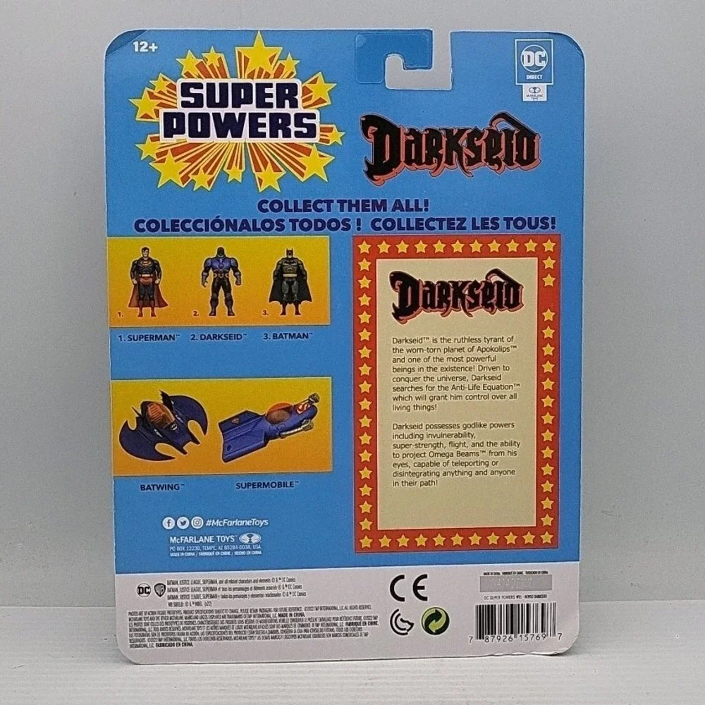 McFarlane Toys DC Direct Super Powers Darkseid‎ Justice League Action Figure New